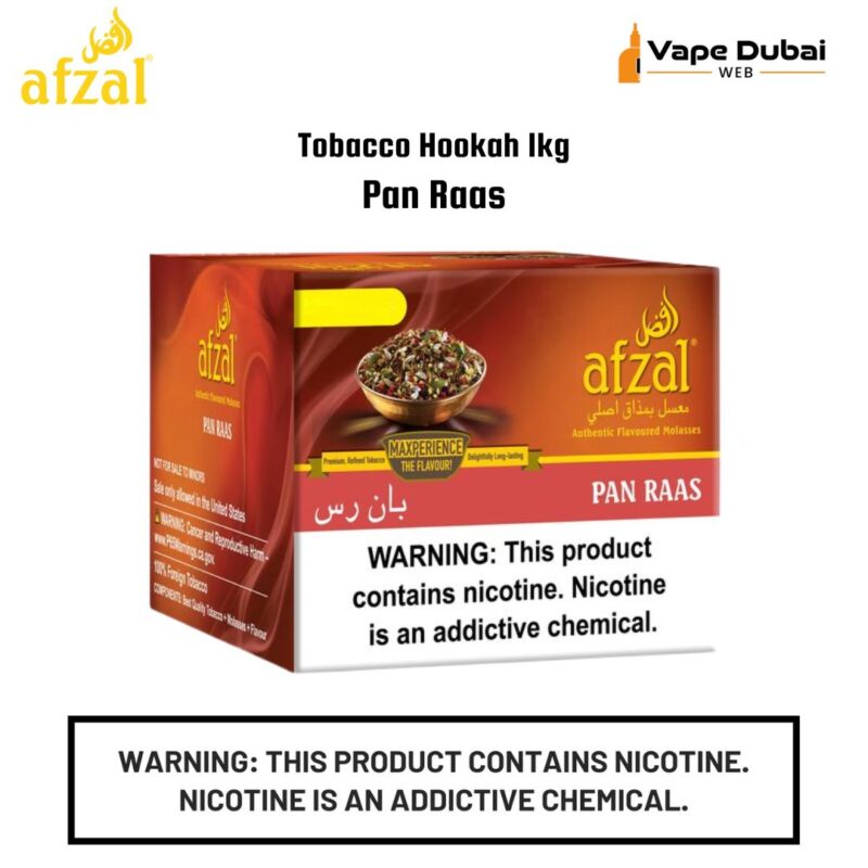 Afzal Tobacco Hookah Pan Raas 1Kg