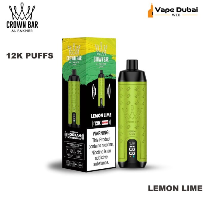 Al Fakher Crowm Bar Lemon Lime 12000 Puffs