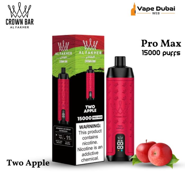 Al Fakher Pro Max Two Apple 15000 Puffs