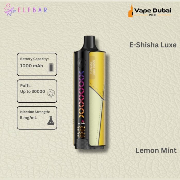 Elfbar E-Shisha Luxe Lemon Mint 30000 Puffs