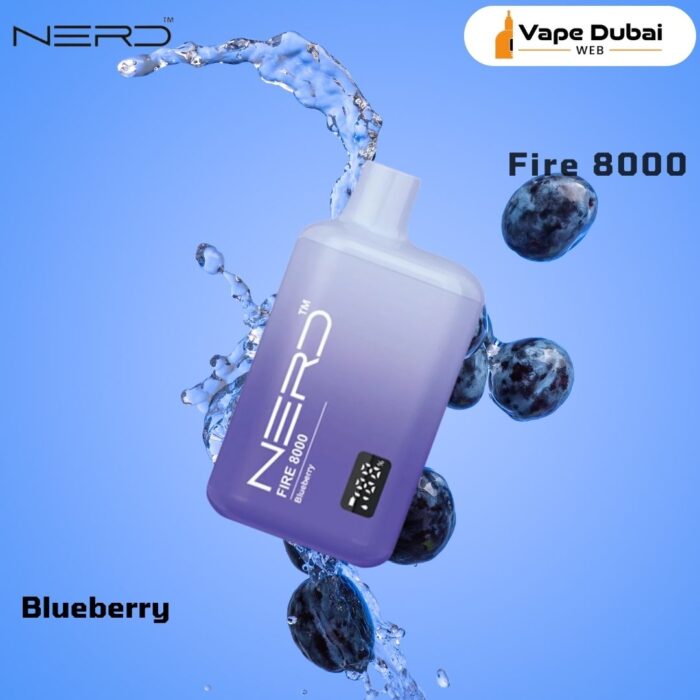 Nerd Fire Blueberry 8000 Puffs