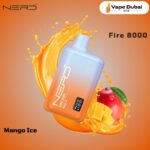 Nerd Fire Mango Ice 8000 Puffs