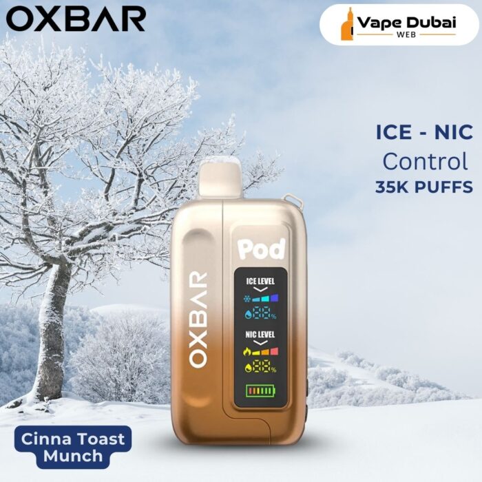 Oxbar Ice Nic Control Cinna Toast Munch 35000 Puffs