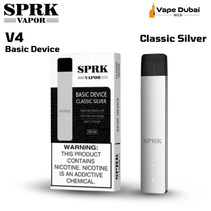 SPRK BASIC VAPE KIT V4 Classic Silver