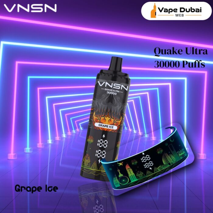 VNSN Quake Ultra Grape Ice 30000 Puffs
