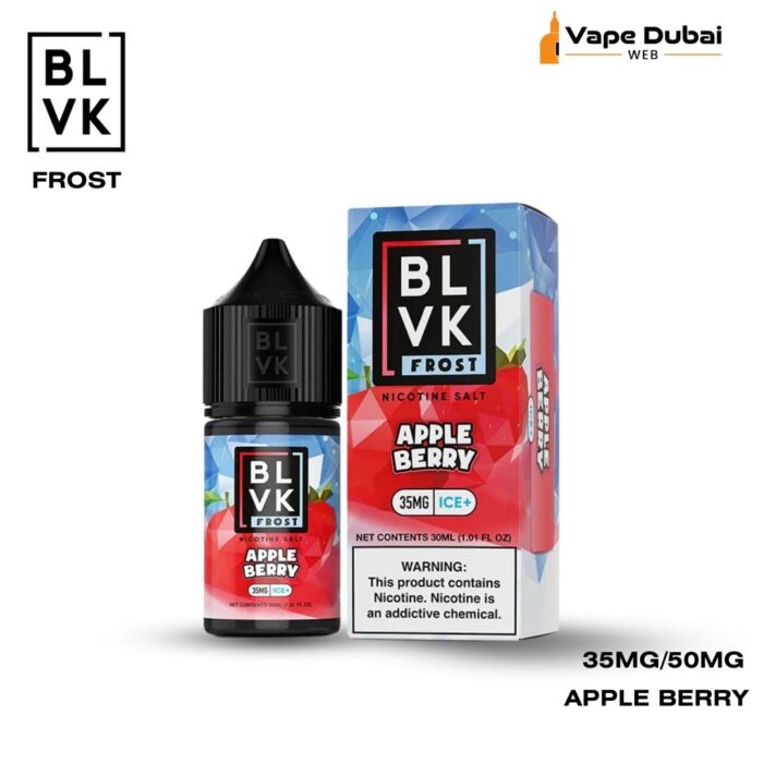 BLVK Frost 30 ML Apple Berry Ice Nic Salt E Liquid