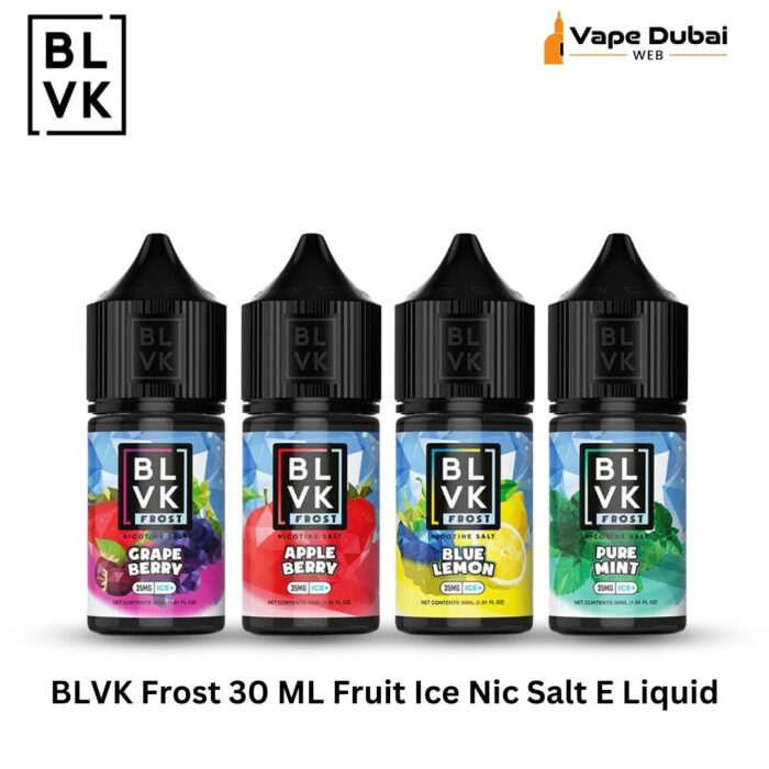 BLVK Frost 30 ML Fruit Ice Nic Salt E Liquid BLVK Frost 30 ML Fruit Ice Nic Salt E Liquid