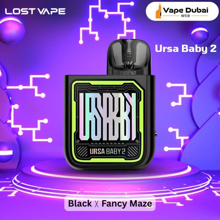 Lost Vape Ursa Baby 2 Black ☓ Fancy Maze Pod Kit