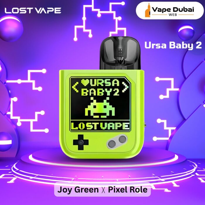 Lost Vape Ursa Baby 2 Joy Green ☓ Pixel Role Pod Kit