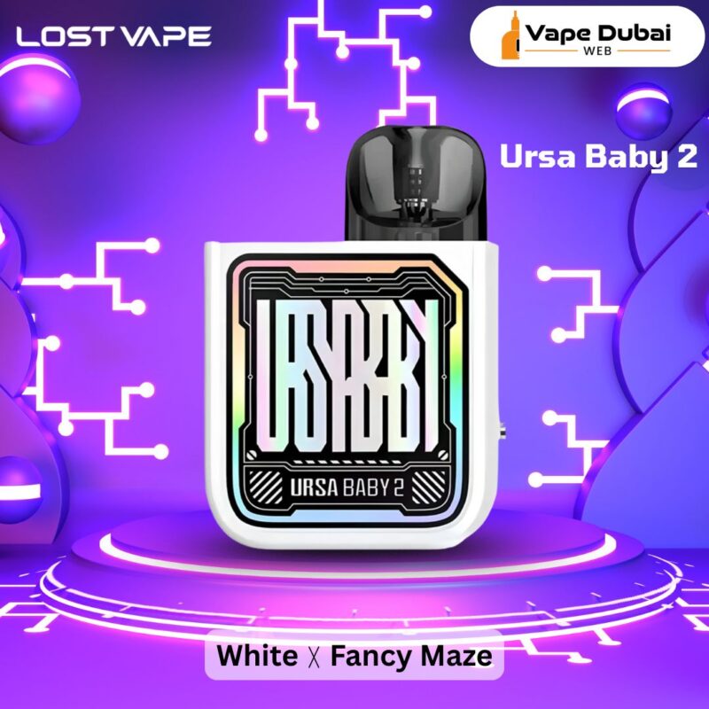 Lost Vape Ursa Baby 2 White X Fancy Maze Pod Kit