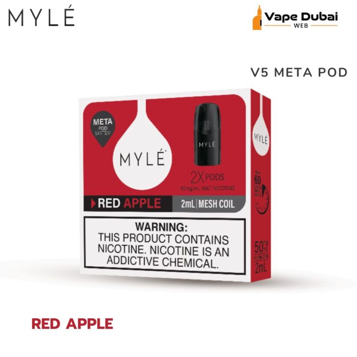 Myle V5 Meta Pod System Red Apple