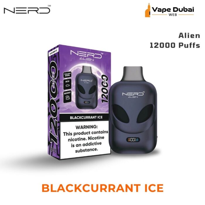 NERD Alien Blackcurrant Ice 12000 Puffs