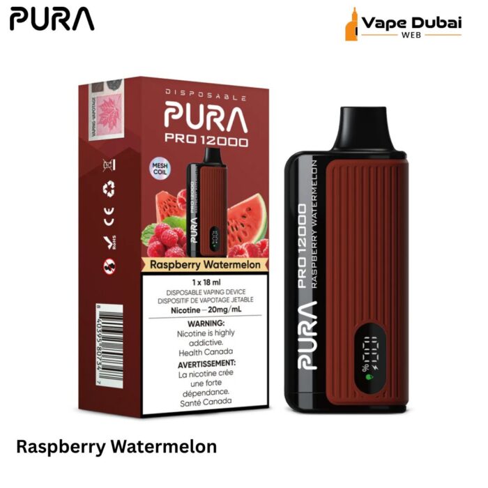 PURA Pro Raspberry Watermelon 12000 Puffs