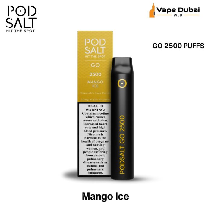 Pod Salt Go Mango Ice 2500 Puffs