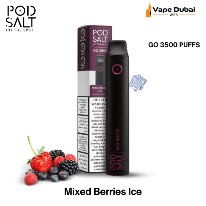 Pod Salt Go Mixed Berries Ice 3500 Puffs