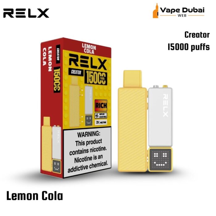 Relx Creator Starter Kit Lemon Cola 15000 Puffs
