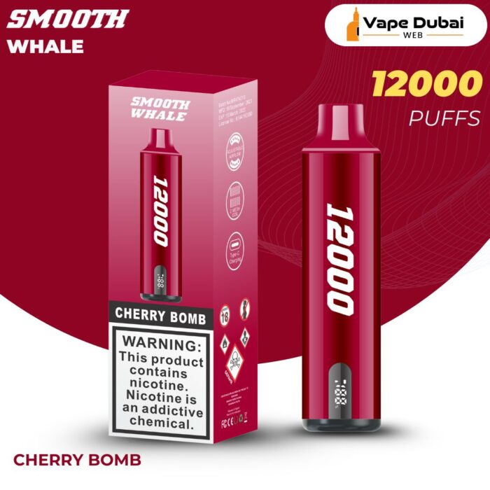 Smooth Whale Cherry Bomb 12000 Puffs
