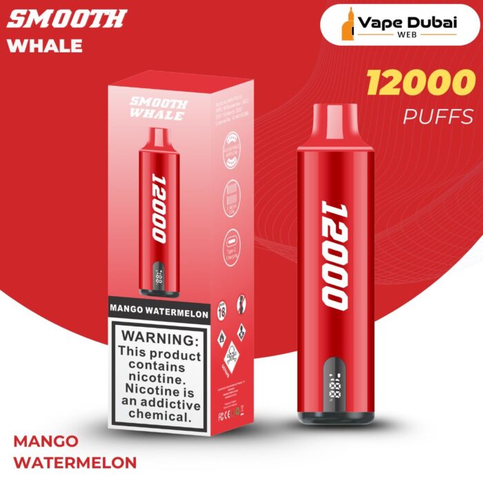 Smooth Whale Mango Watermelon 12000 Puffs