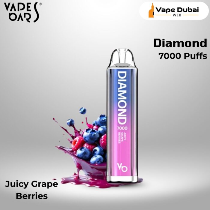 Vape Bar Diamond Juicy Grape Berries 7000 Puffs