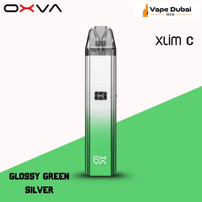 OXVA Xlim C Glossy Green Silver Pod