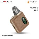 Oxva Xlim SQ Pro Pod Kit Brown Leather