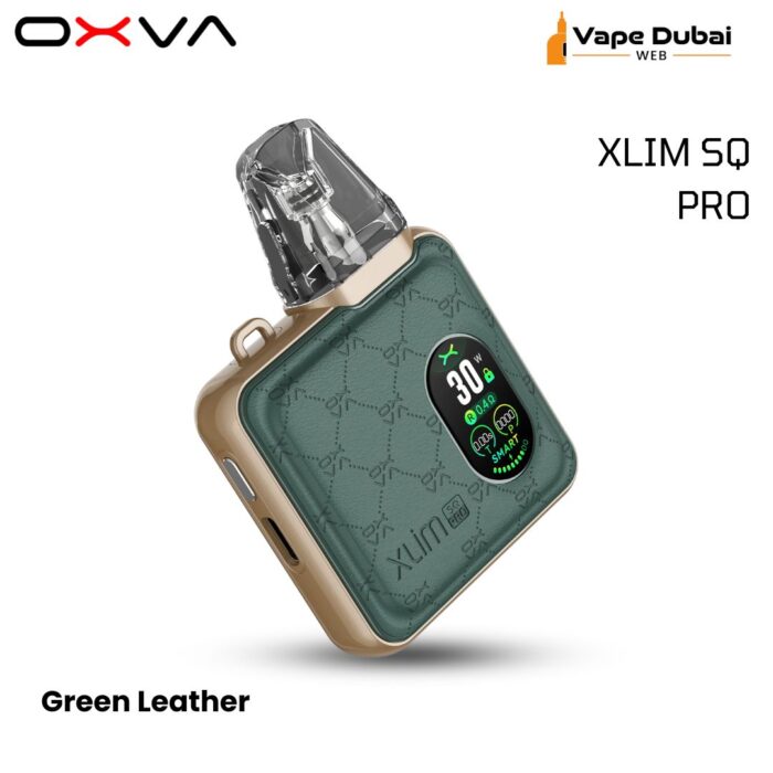 Oxva Xlim SQ Pro Pod Kit Green Leather