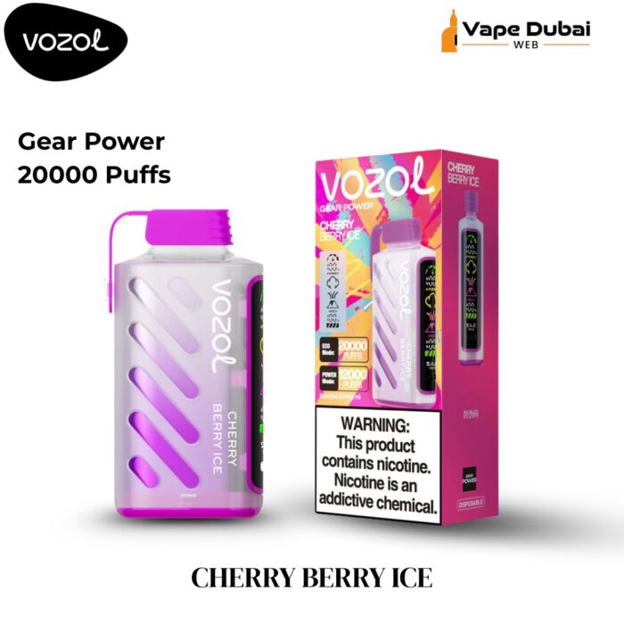 VOZOL Gear Power CHERRY BERRY ICE 20000 Puffs