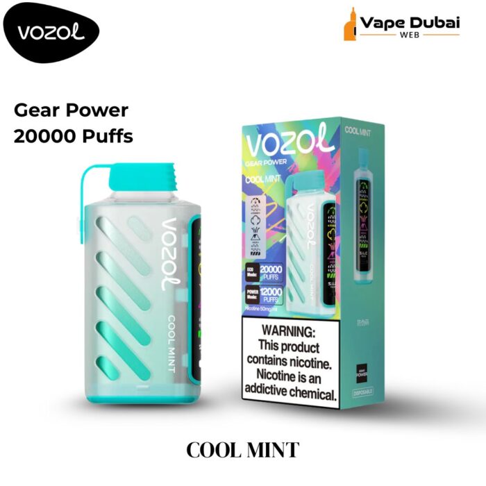 VOZOL Gear Power COOL MINT 20000 Puffs