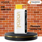 Vozol Star Pineapple Coconut Ice 12000 Puffs