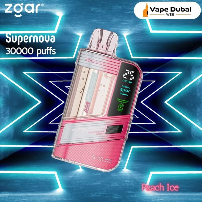 ZGAR Supernova Peach Ice 30000 Puffs