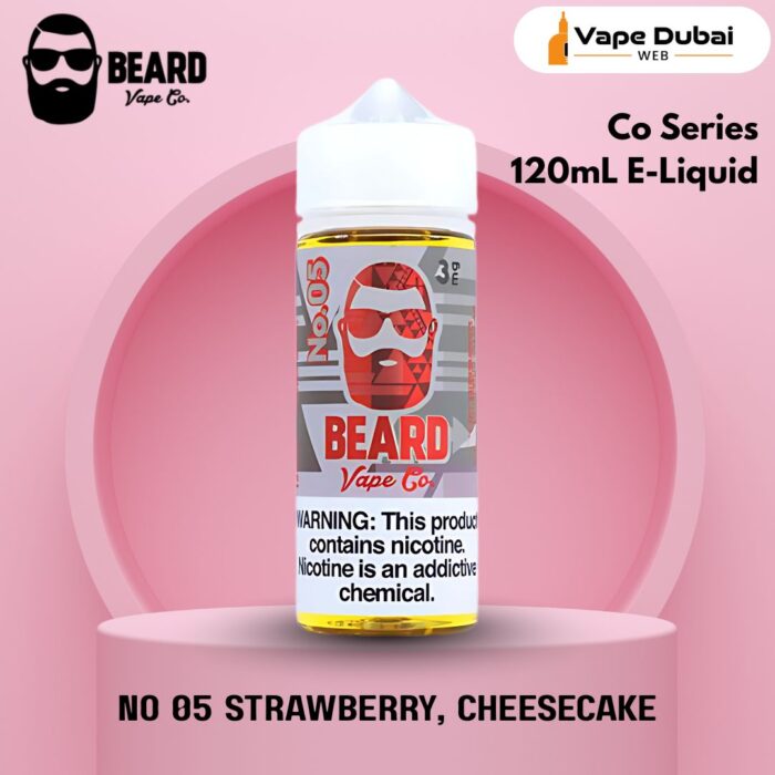 Beard Vape Co Series No 05 Strawberry, Cheesecake 120mL E-Liquid