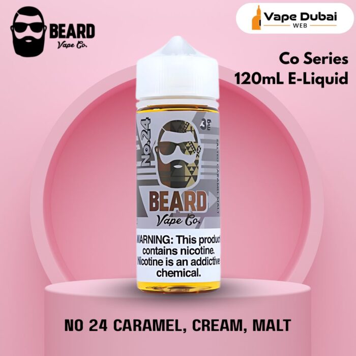 Beard Vape Co Series No 24 Caramel, Cream, Malt 120mL E-Liquid