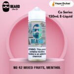 Beard Vape Co Series No 42 Mixed Fruits, Menthol 120mL E-Liquid
