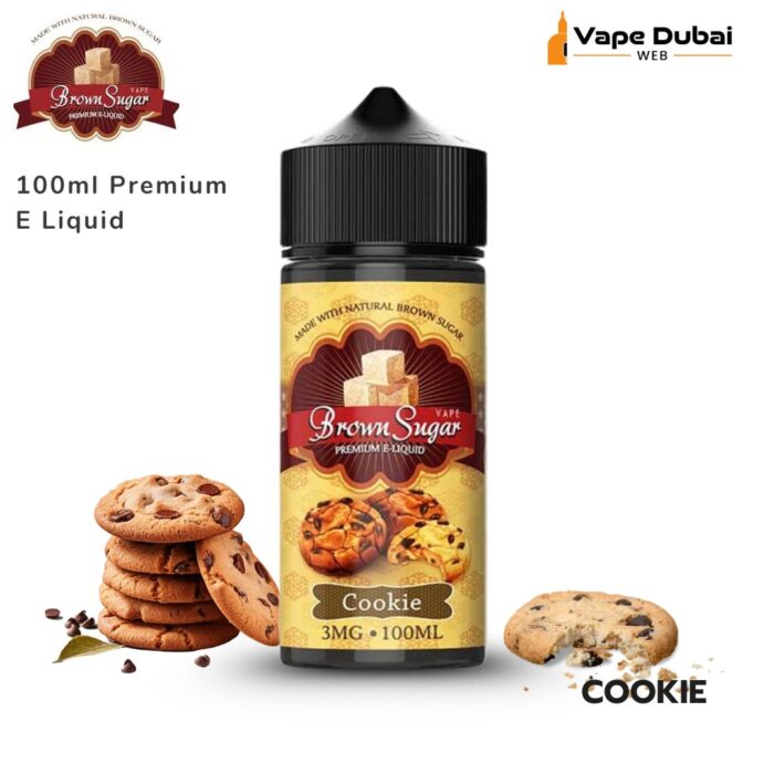 Brown Sugar Cookie 100ml Premium E Liquid 3mg