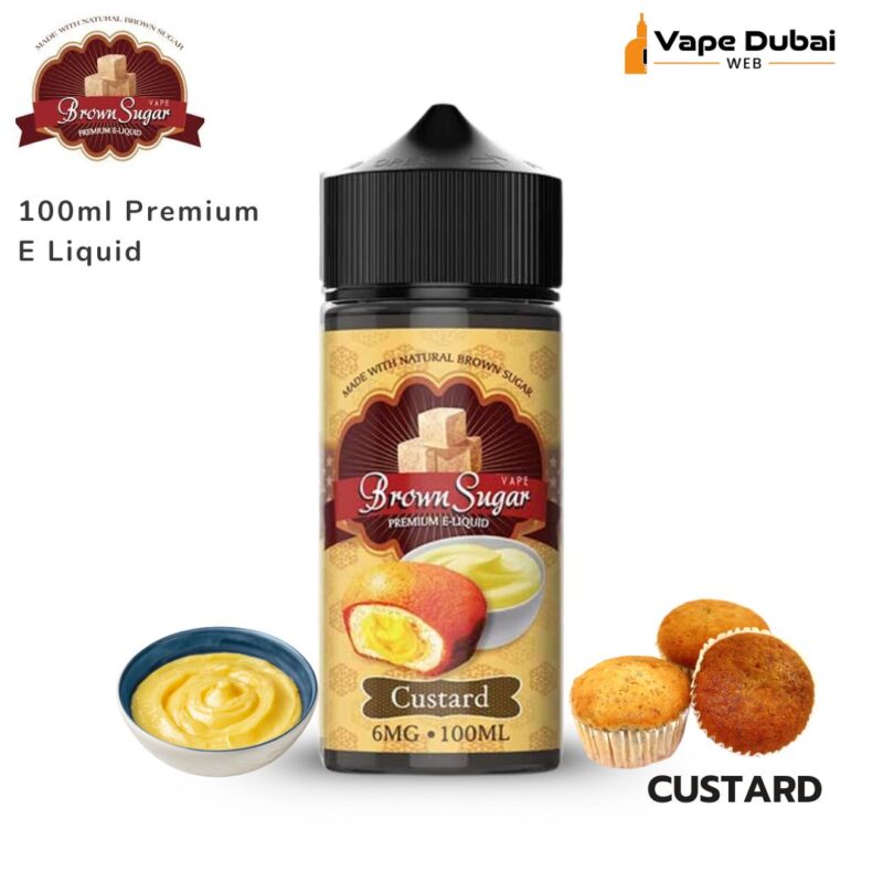 Brown Sugar Custard 100ml Premium E Liquid 3mg