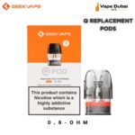 GEEKVAPE Q REPLACEMENT PODS 0.6-Ohm