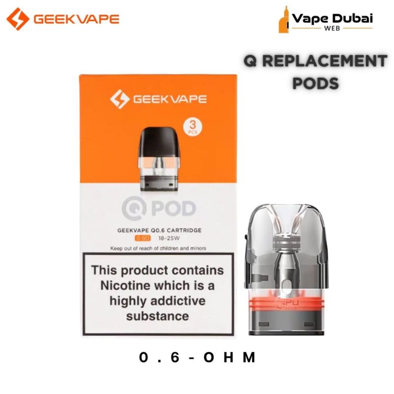 GEEKVAPE Q REPLACEMENT PODS 0.6-Ohm