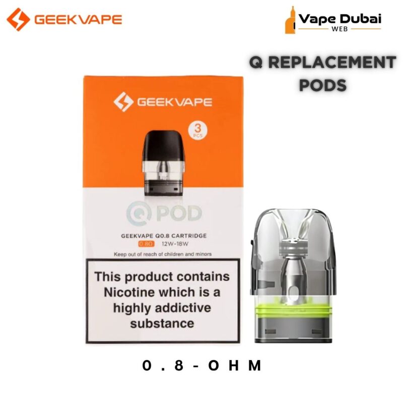 GEEKVAPE Q REPLACEMENT PODS 0.8-Ohm