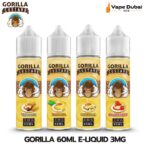 GORILLA 60ml E-Liquid 3mg