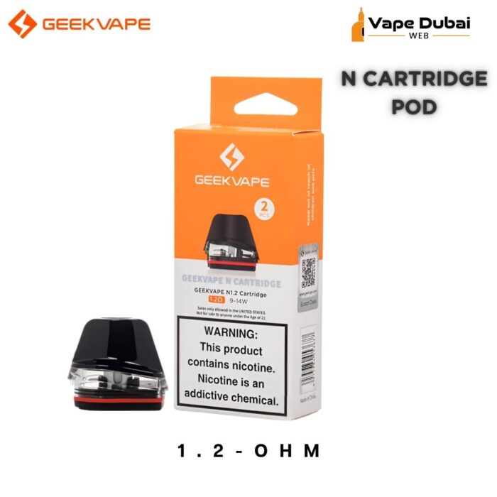 Geekvape N Cartridge Replacement Pods 1.2-Ohm
