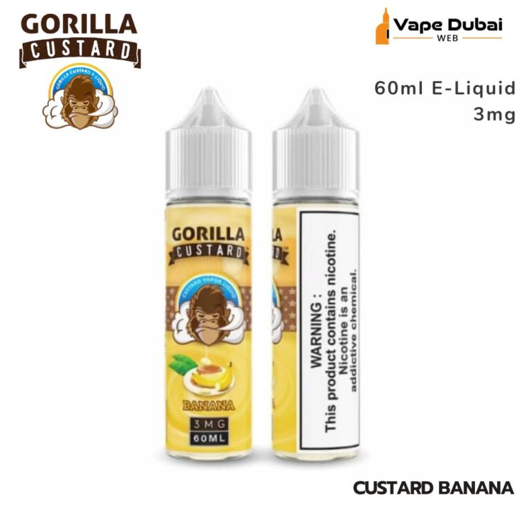 Gorilla CUSTARD BANANA 60ml E-Liquid 3mg
