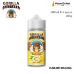 Gorilla Custard Banana 100ml E-Liquid 3mg