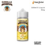 Gorilla Custard Original 100ml E-Liquid 3mg