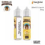 Gorilla Custard Original 60ml E-Liquid 3mg