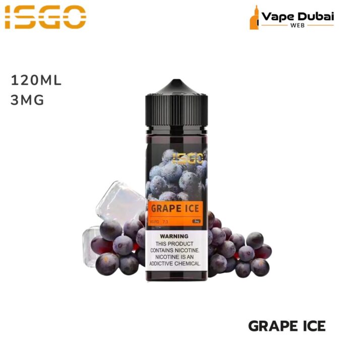 Isgo Grape Ice 3mg 120ml E-liquid
