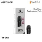 Lost Vape Ursa Nano Replacement Pods 0.8-Ohm