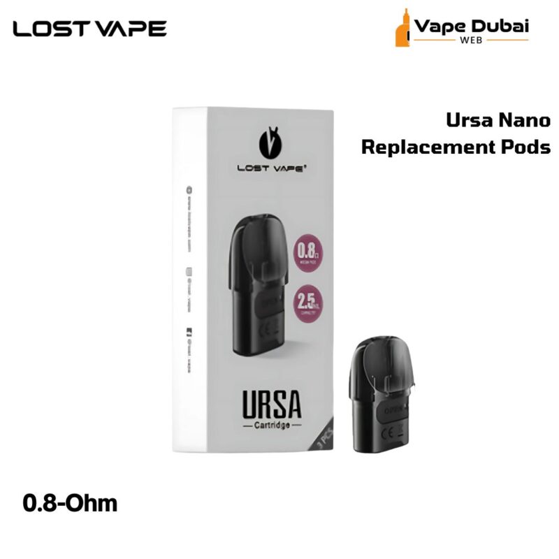 Lost Vape Ursa Nano Replacement Pods 0.8-Ohm