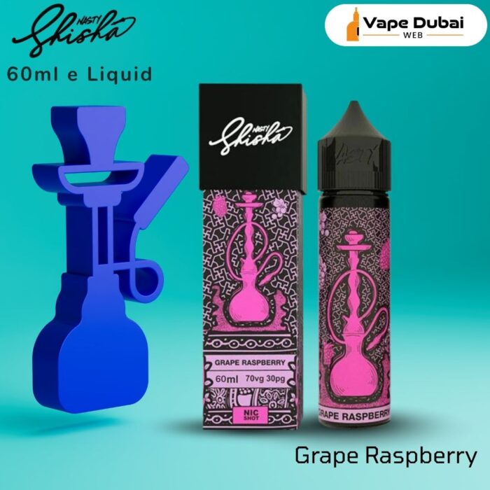 NASTY SHISHA SERIES Grape Raspberry 60 ML E LIQUID