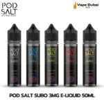 Pod Salt Subo 3mg E-Liquid 50ml