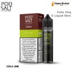 Pod Salt Subo Cola Lime 3mg E-Liquid 50ml